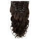 Extensions n 1 (black) 100% natural hair clip-in 55 cm