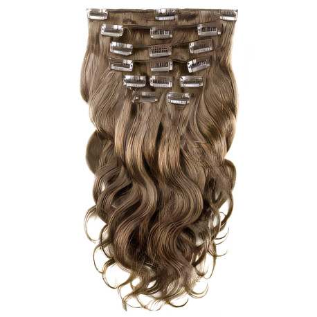 Clip in human hair extensions wavy hotsell