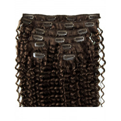 Extensions n 4 (CHOCOLATE) 100% natural hair clip-in 53 cm