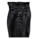 Extensions n 1 (black) 100% natural hair clip-in 55 cm