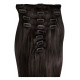 Clip in hair extensions natural black 20 inch