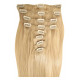 Extensions n 24 (ash blonde) 100% natural hair clip-in 55 cm