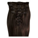 Extensions n 2 (dark chestnut) 100% natural hair clip-in 55 cm