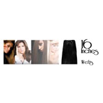 Natural weft hair extensions 16 inch